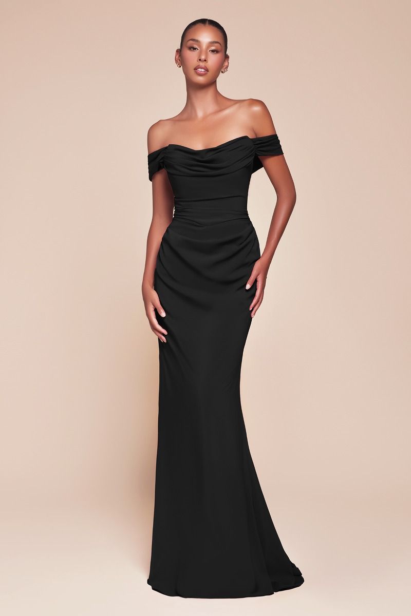 Versitile Tie Chiffon Dress 4 / Black