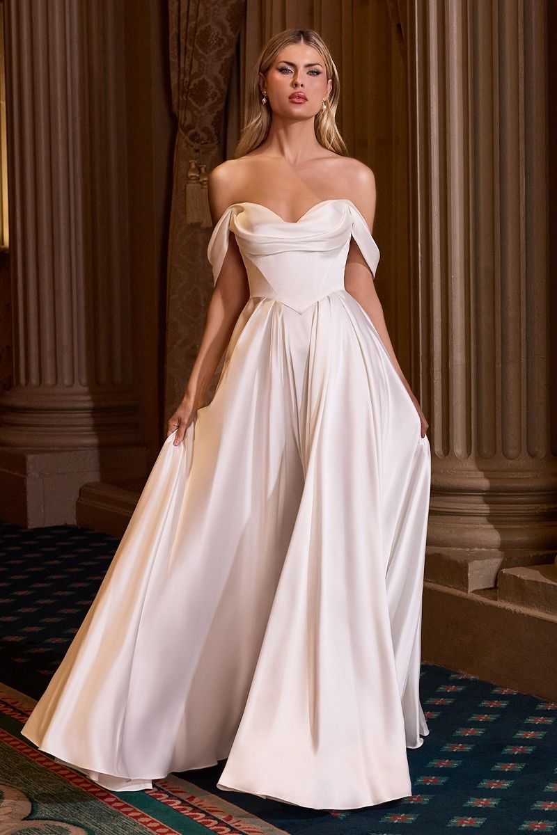 Strapless A-Line Wedding Dress With Sweetheart Neckline 6 / Off White