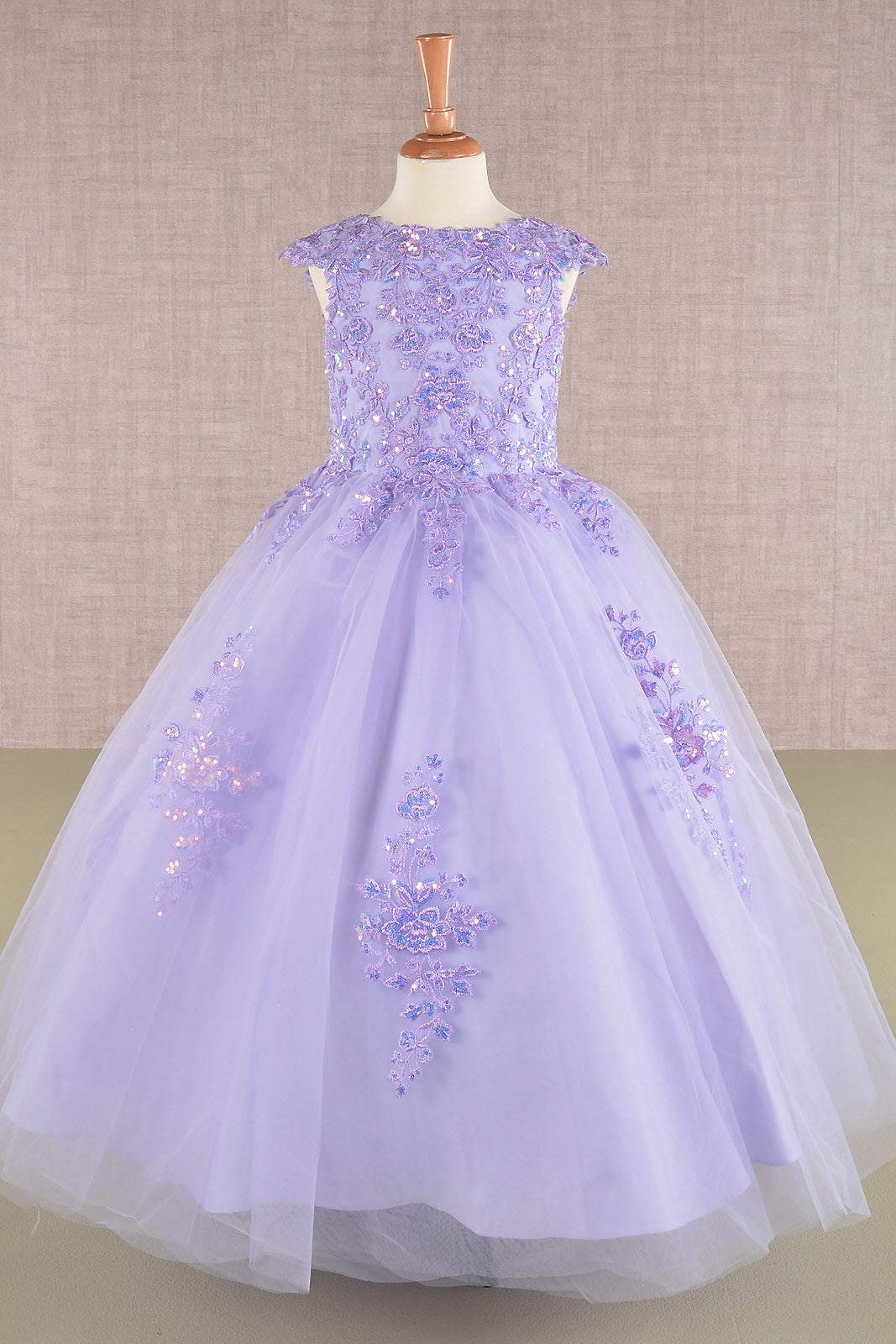 kids long dresses Princess Ball Gown for Kids Long Sleeve Flower Girl Dresses ARD1226