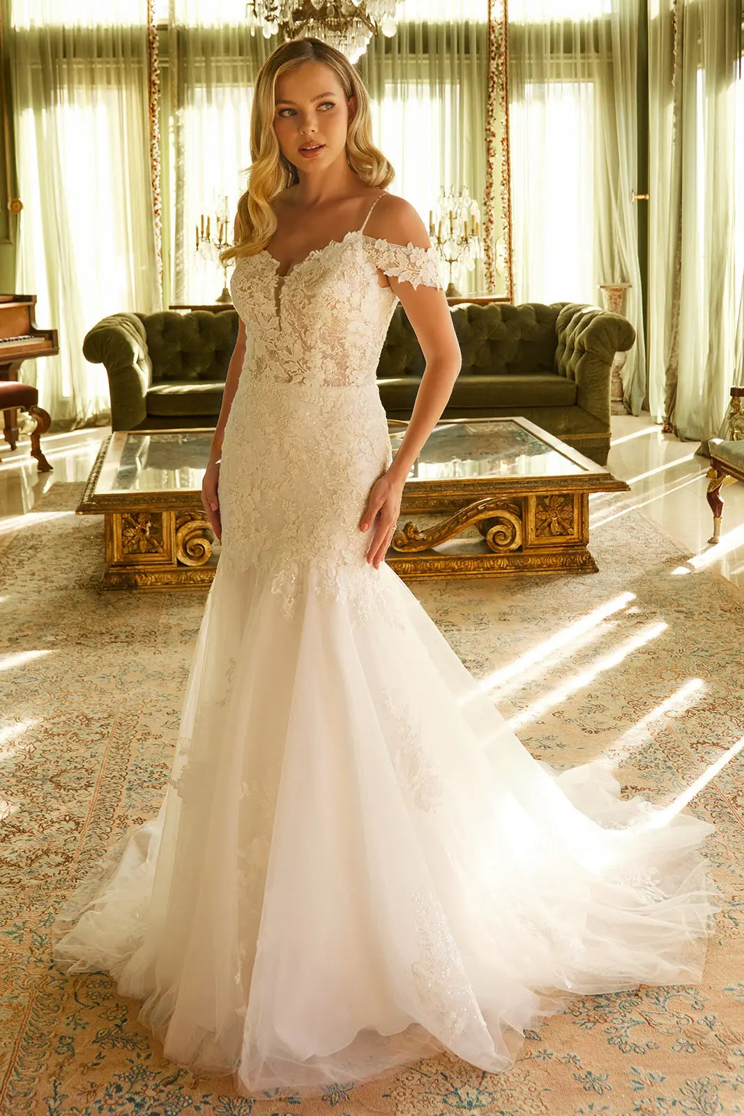 Feel Gorgeous in This Mermaid Silhouette Wedding Dress 2XL / Off White