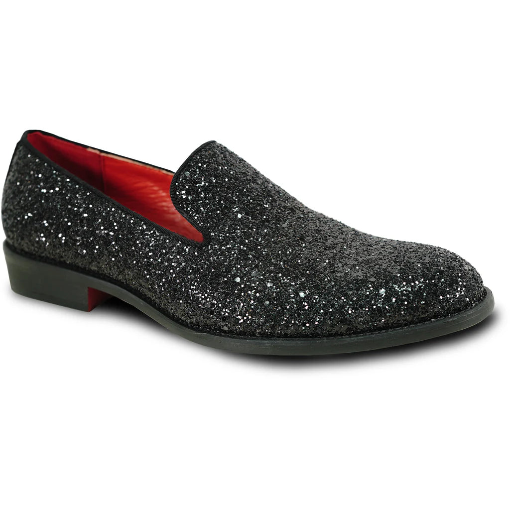 men's dress shoes prom BRAVO Men Dress Shoe PROM-8 Loafer Shoe for Prom & Wedding Black 8 / Black