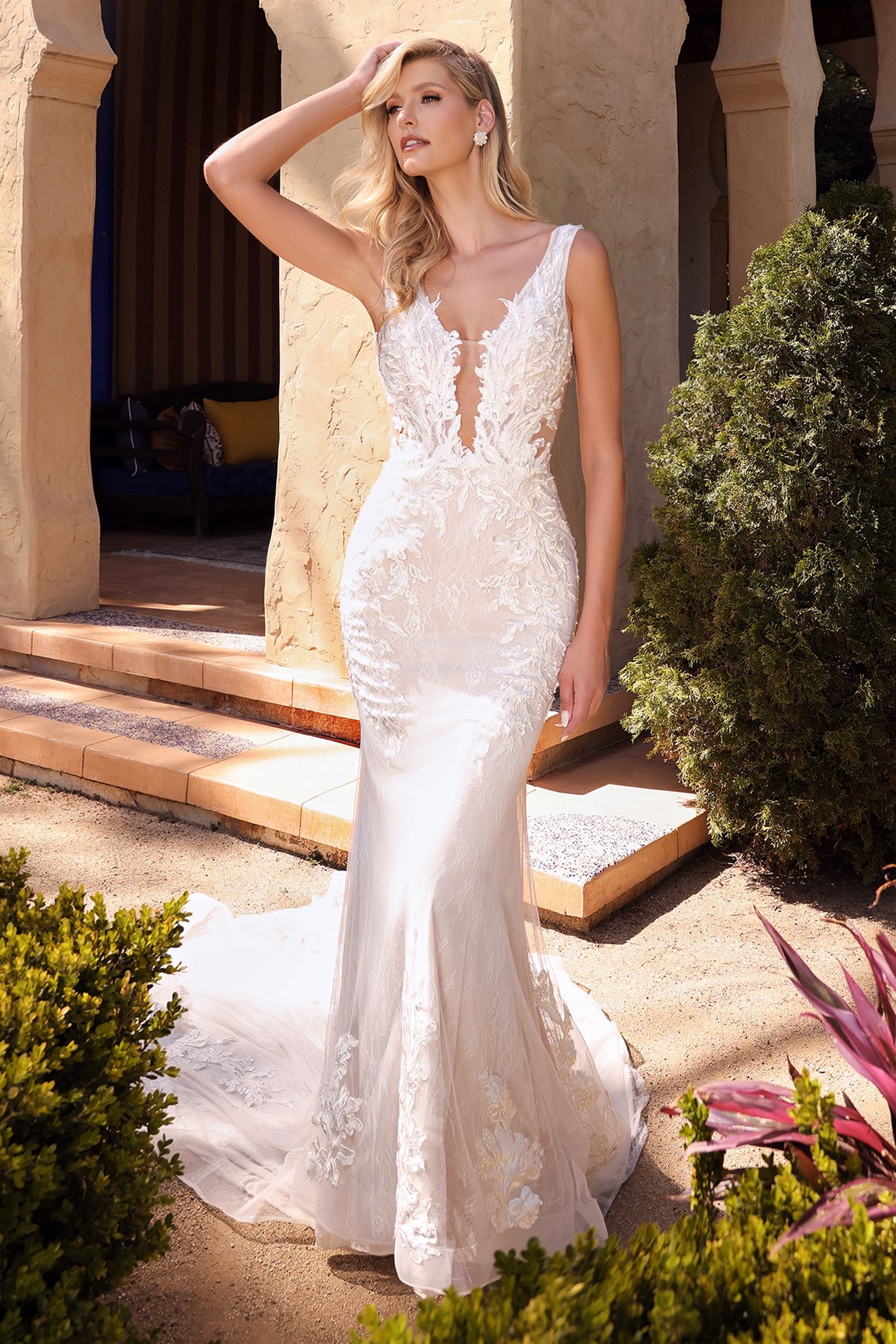 The Isla Lace Applique Mermaid Wedding Gown 10 The Isla Lace Applique Mermaid Wedding Gown 10