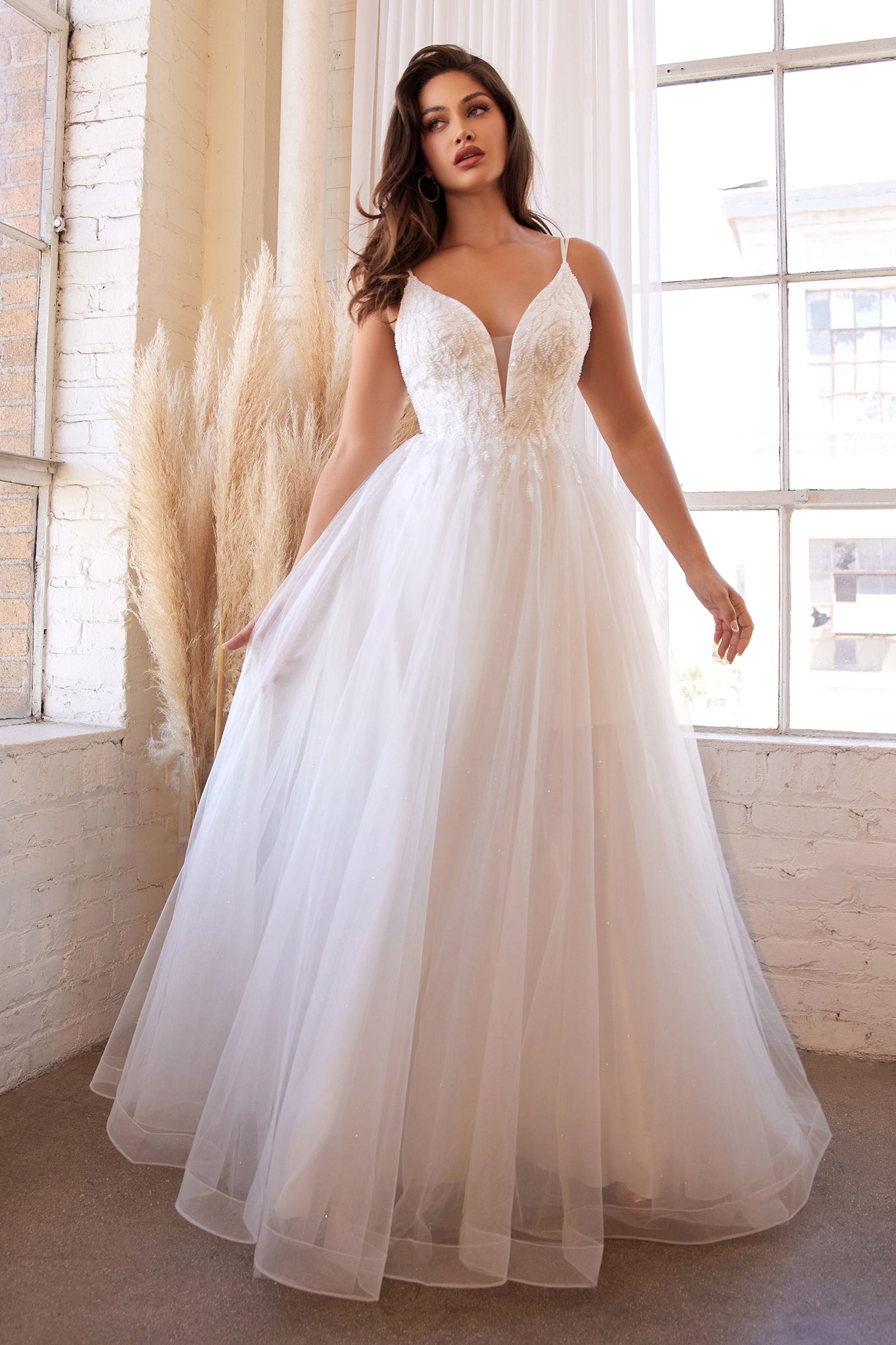 Layered Tulle Bridal Gown 2X / Off White Layered Tulle Bridal Gown 2X / Off White