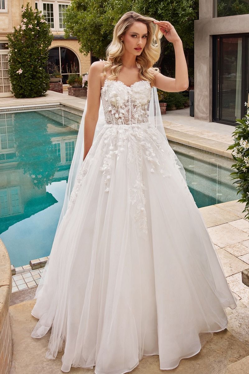 Layered Ball Gown Wedding Dress