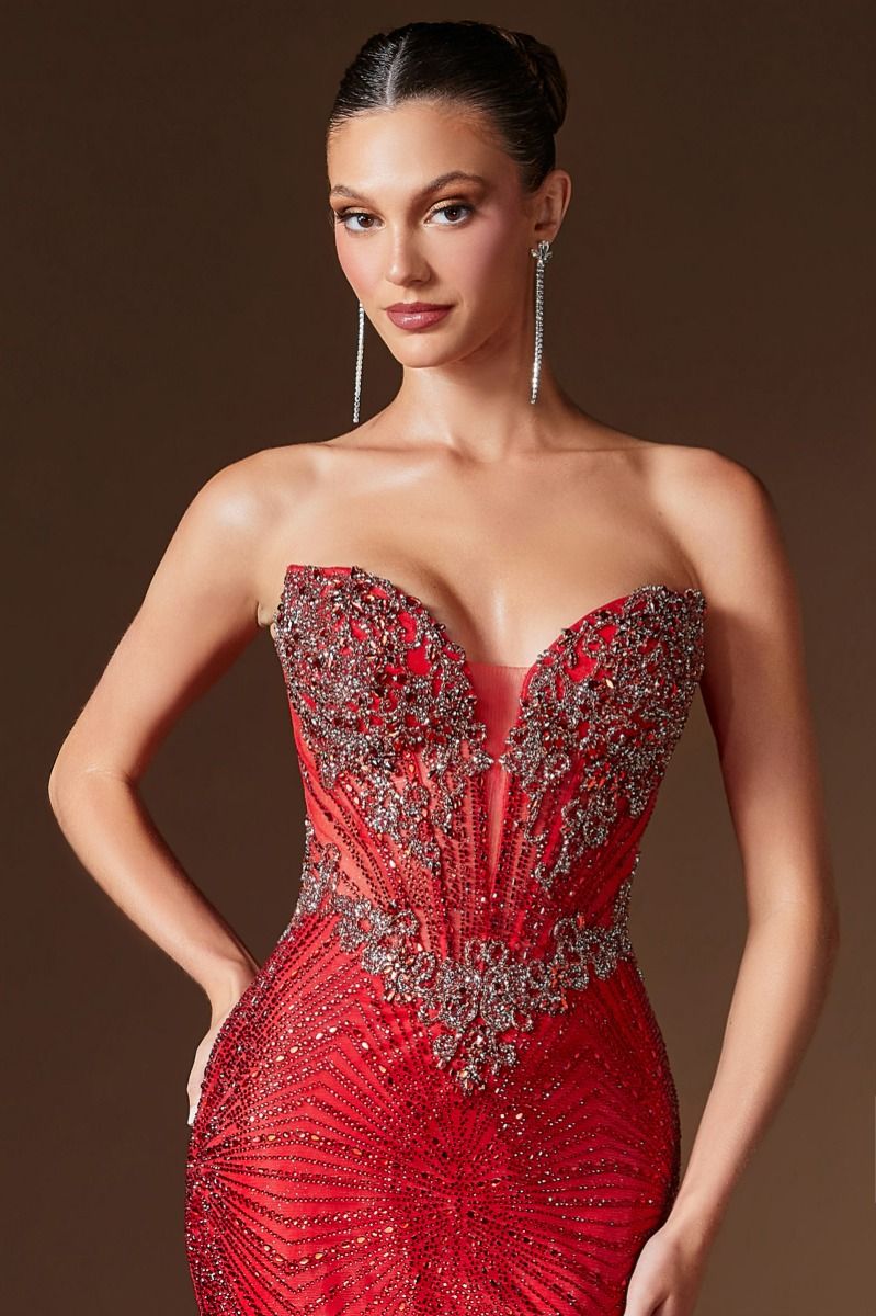 Embellished Fit & Flare Dress
