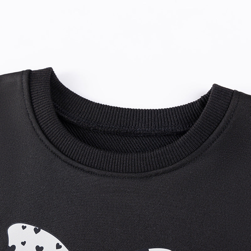 Spring and Autumn Girls Butterfly-bows Pattern Long Sleeves Top and Hearts Pattern Pants Clothing Set, MyKids-USA®, Baby & Toddler Outfits, MyKids-USA - - - - - - - .