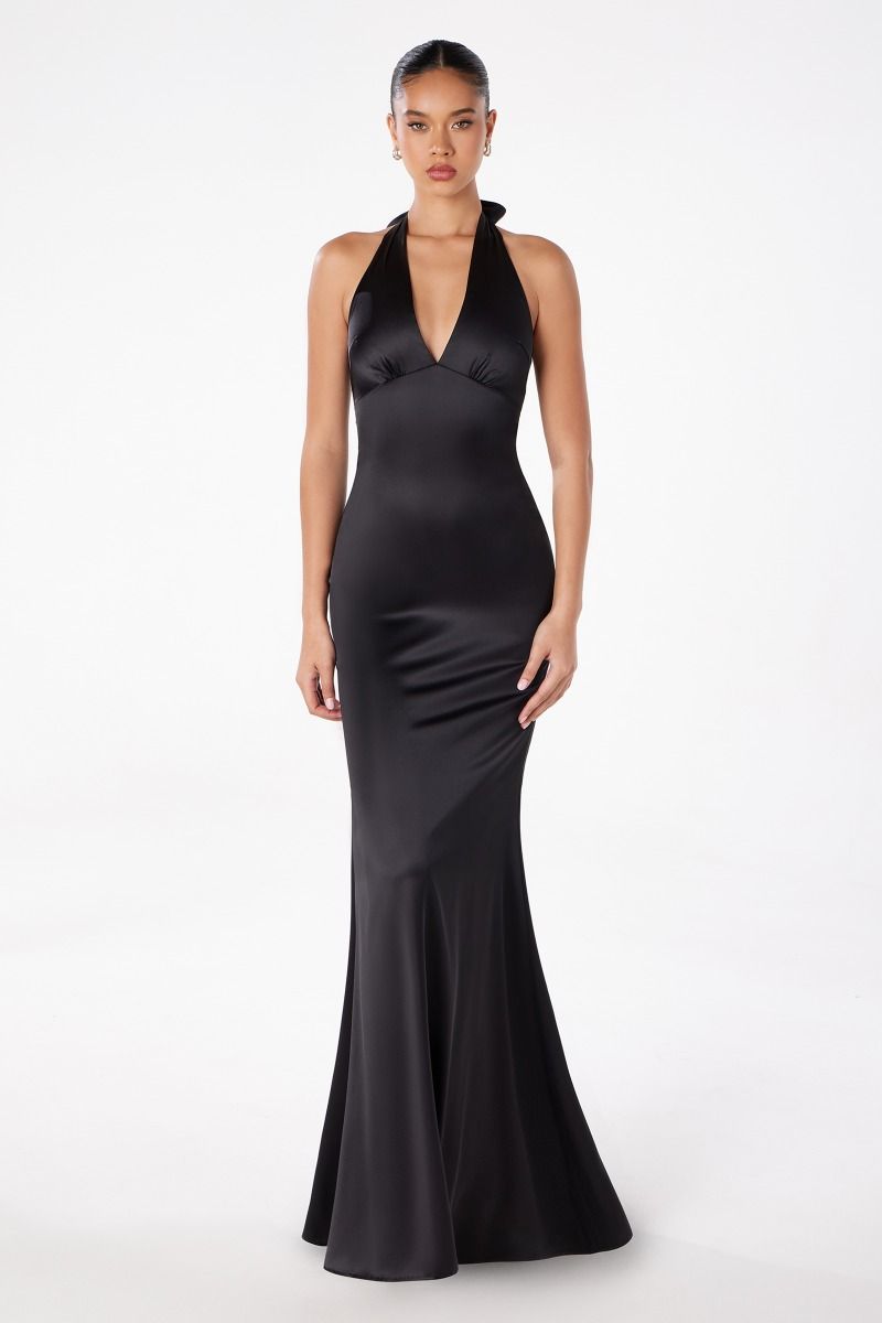 Halter V-neck mermaid dress Tux-USA Halter V-neck mermaid dress Tux-USA
