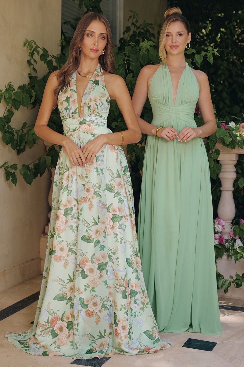 A-Line Floral Printed