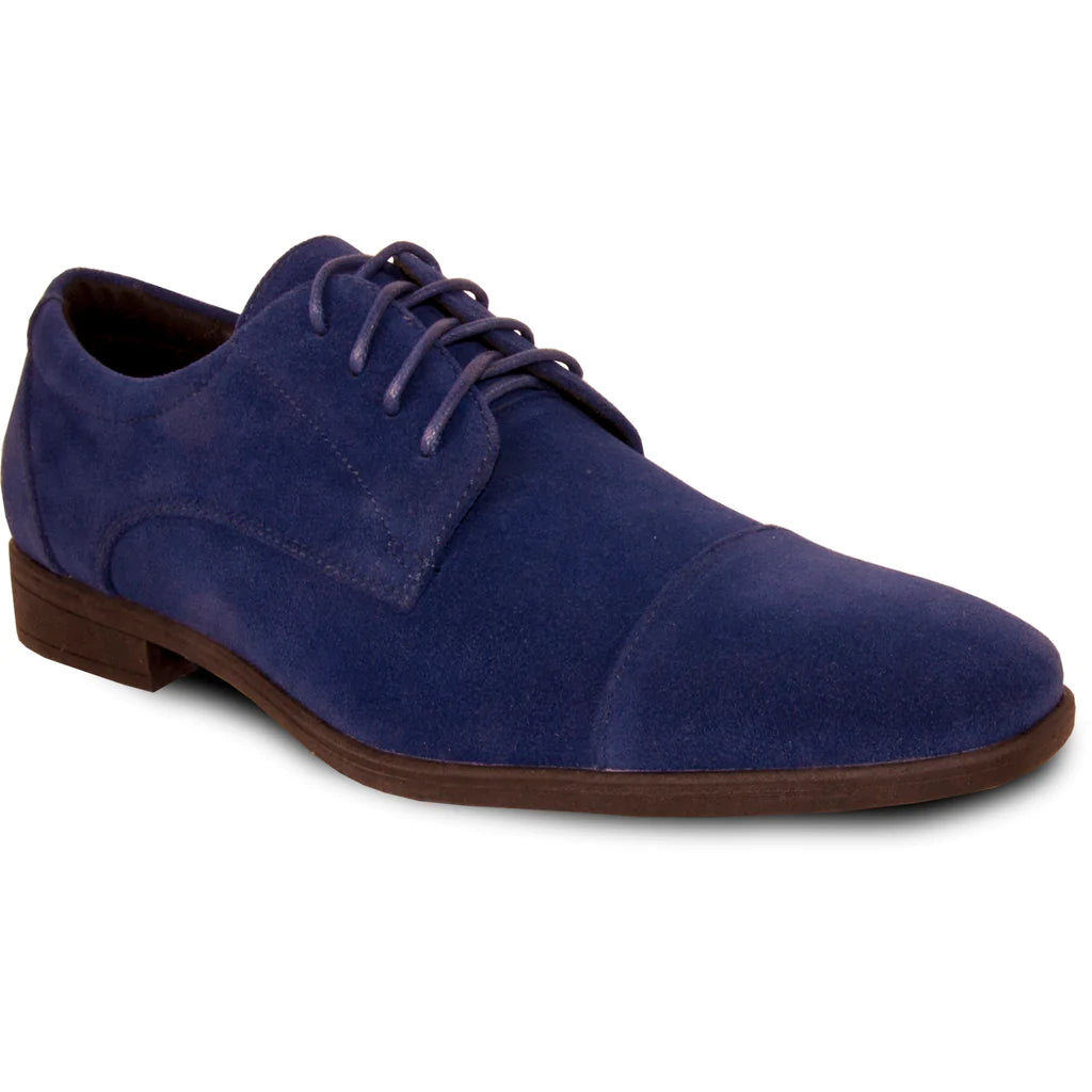 royal blue men dress shoes Elwyn VANGELO Men Dress Shoe KING-4