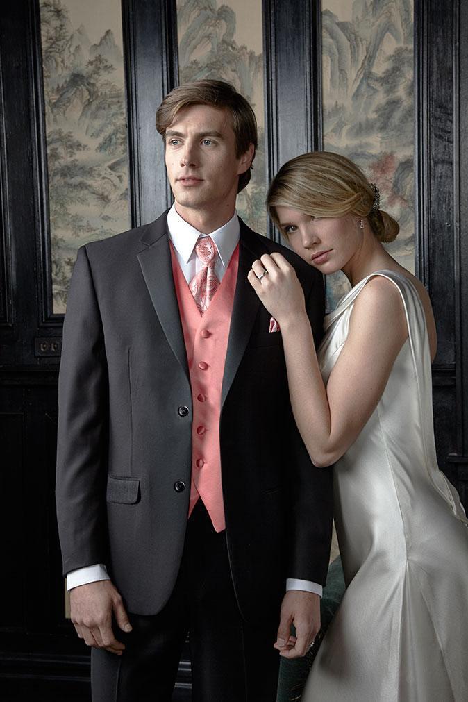 Aspen Black Suit Jacket Notch (Separates) - Black / 34S /