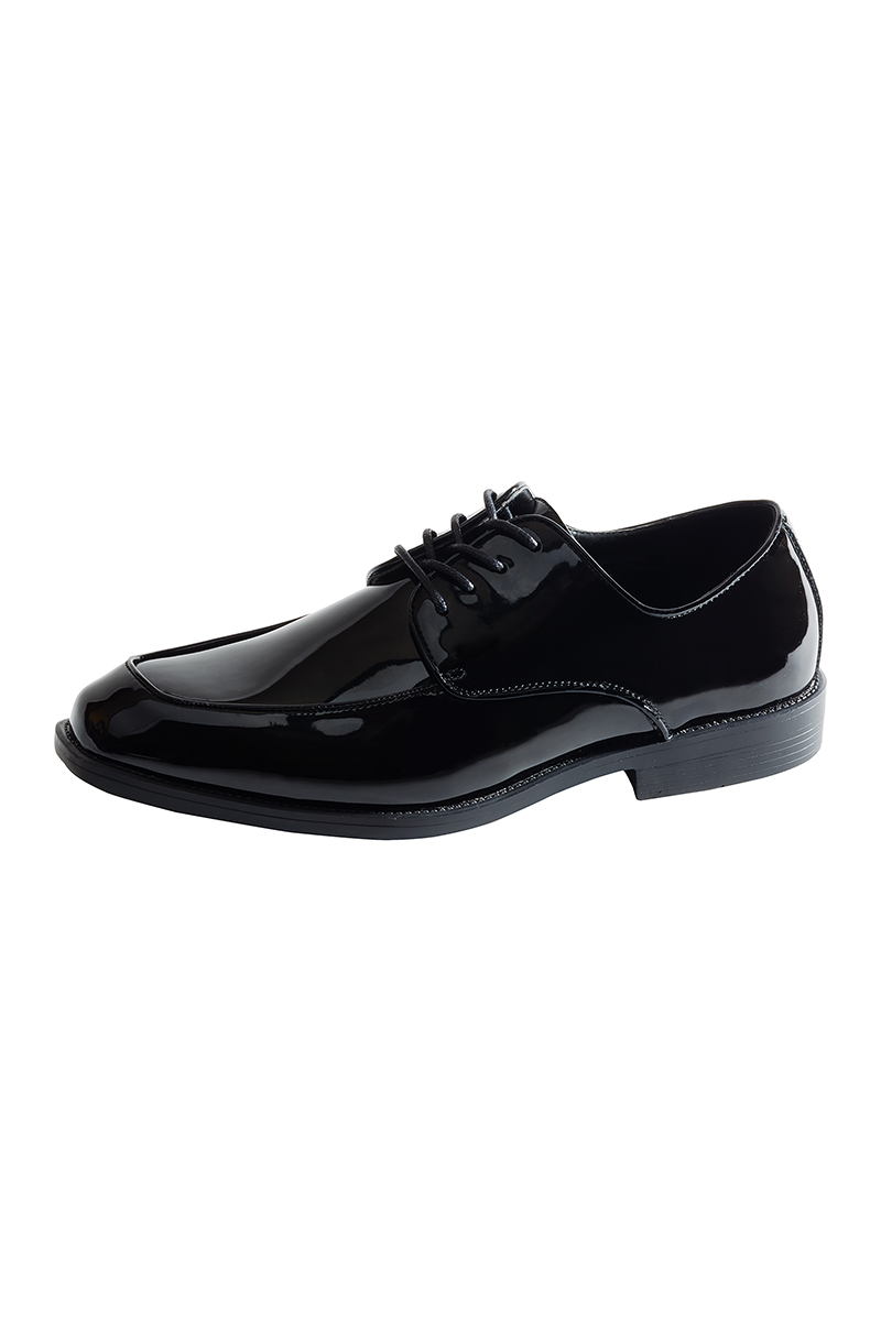Bellagio Black Tuxedo Shoes - 7 / Wide (EE) / Black -