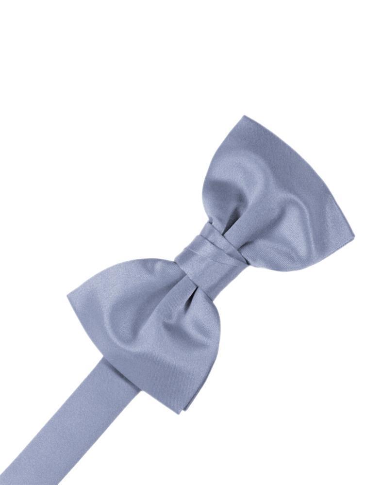 Luxury Satin Kids Bow Tie - Periwinkle - corbatin niño