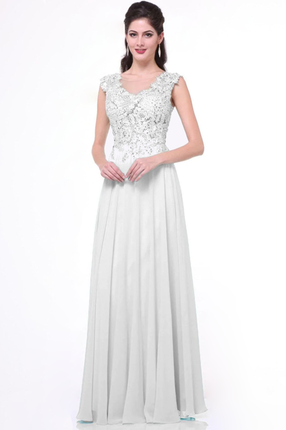 Sleeveless A-Line Dress with Round neckline