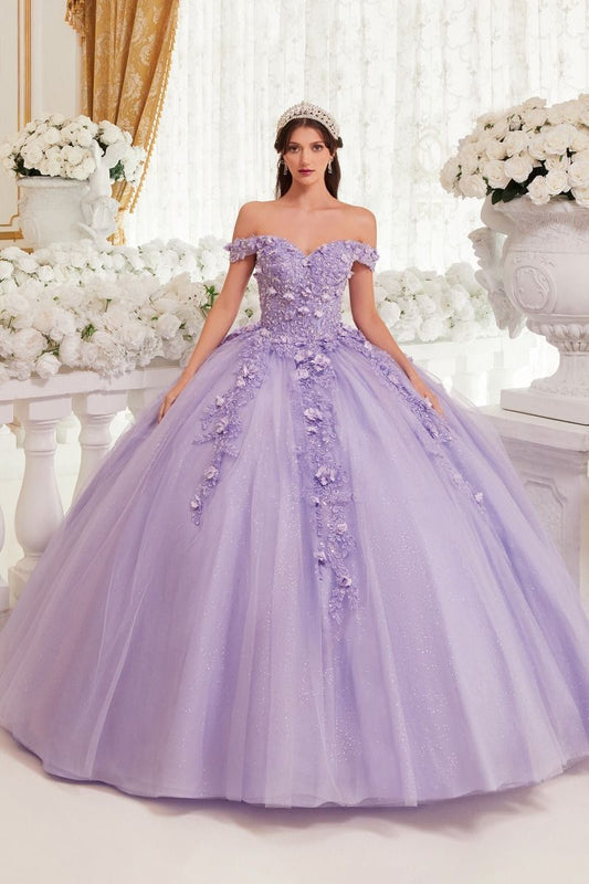 Off The Shoulder Quinceanera Ball Gown
