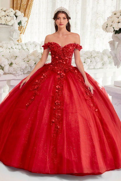 Off The Shoulder Quinceanera Ball Gown