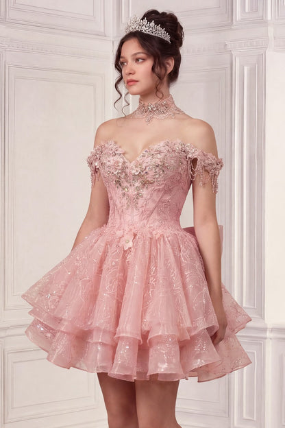 Two In One Quinceanera Ball Gown & Mini Dress