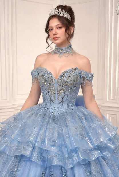 Two In One Quinceanera Ball Gown & Mini Dress