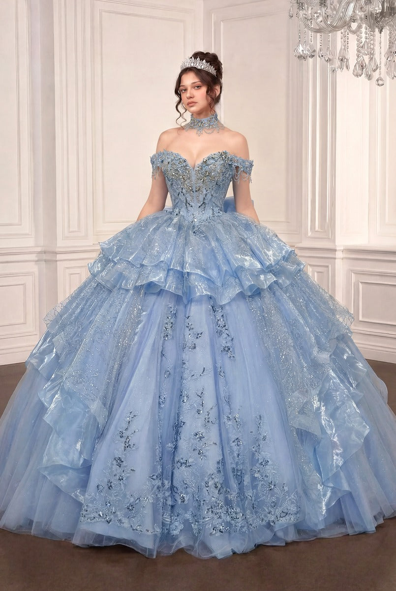 Two In One Quinceanera Ball Gown & Mini Dress