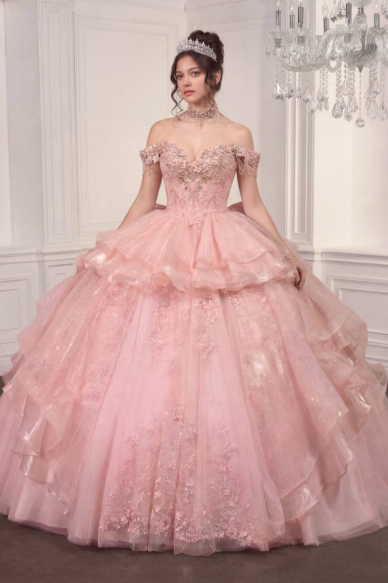Two In One Quinceanera Ball Gown & Mini Dress