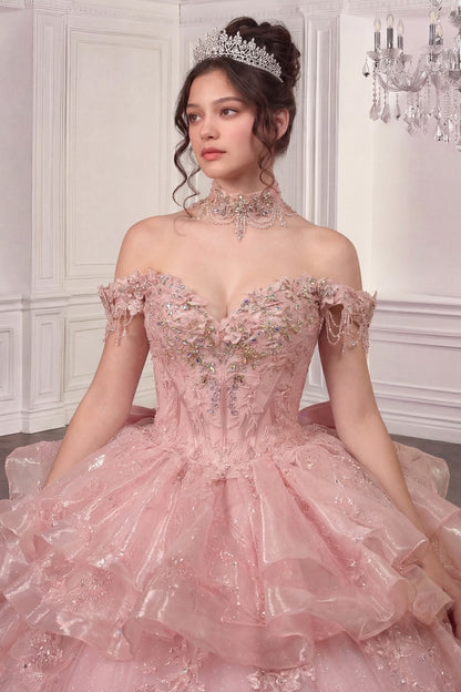 Two In One Quinceanera Ball Gown & Mini Dress