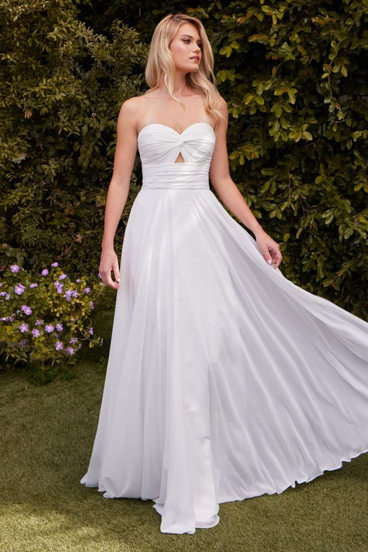 Strapless A-Line Wedding Dress