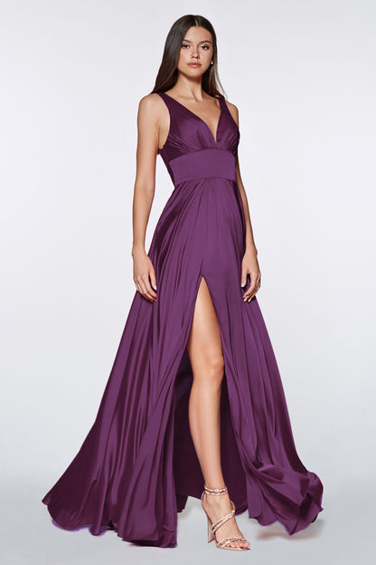 Satin A-Line Dress