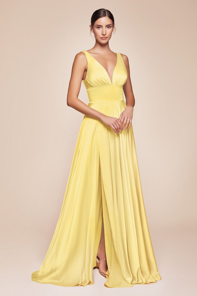 Soft Satin A-Line Dress