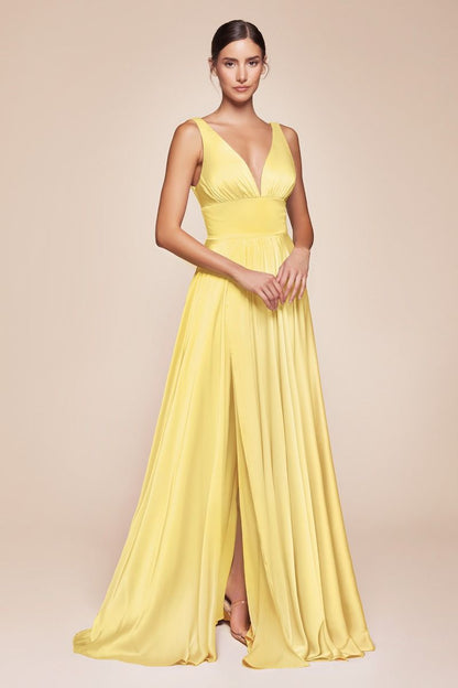 Soft Satin A-Line Dress
