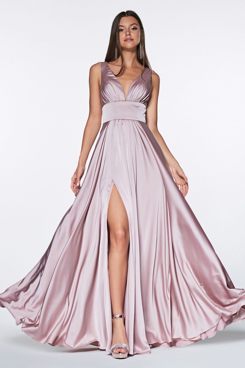 Satin A-Line Dress