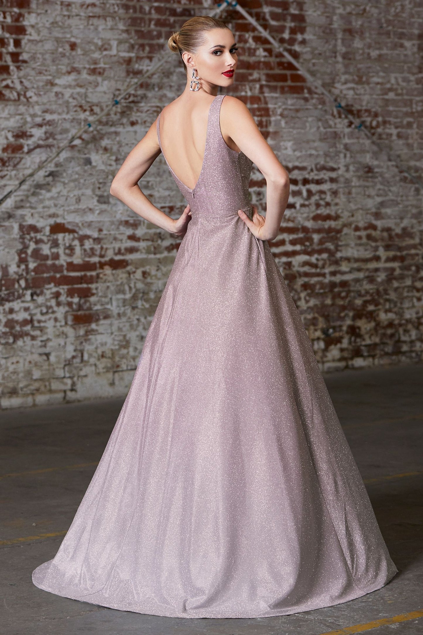 Ombre Sparkle Ball Gown