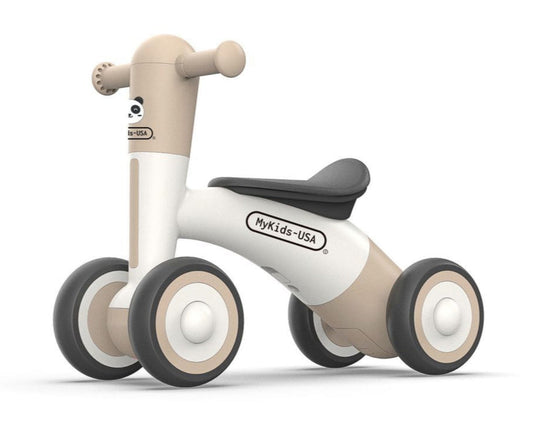 Adjustable Toddler Balance Bike (18–48 Months) – First Bike for Learning Balance, MyKids-USA®, Balance Bike, MyKids-USA - Color - Beige - Size/Age - 1.5-3Y -  -  - BB1840.