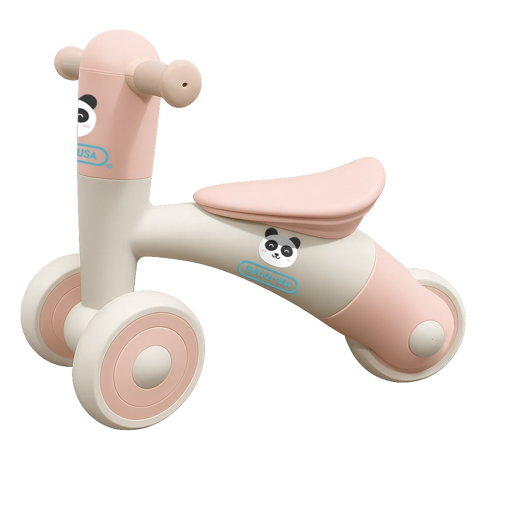 3-Wheel Adjustable Balance Bike for Toddlers (18–36 Months) – First Ride with Extra Stability, MyKids-USA®, Balance Bike, MyKids-USA - Color - Pink, - Size/Age - 1.5-3Y -  -  - BB1850.