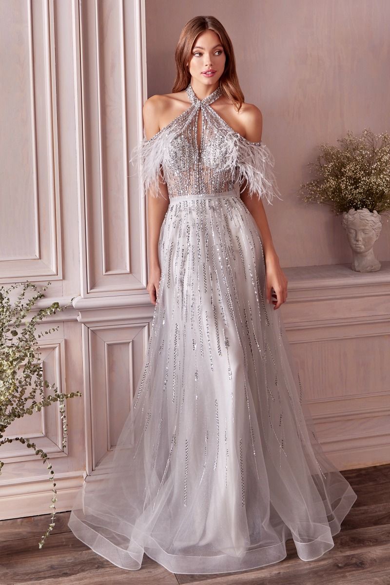 Anastasia Feather Gown