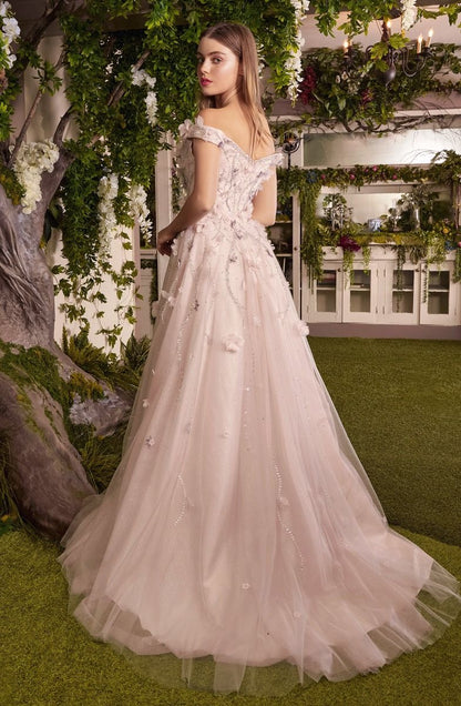 Hannah Blossom Applique Gown