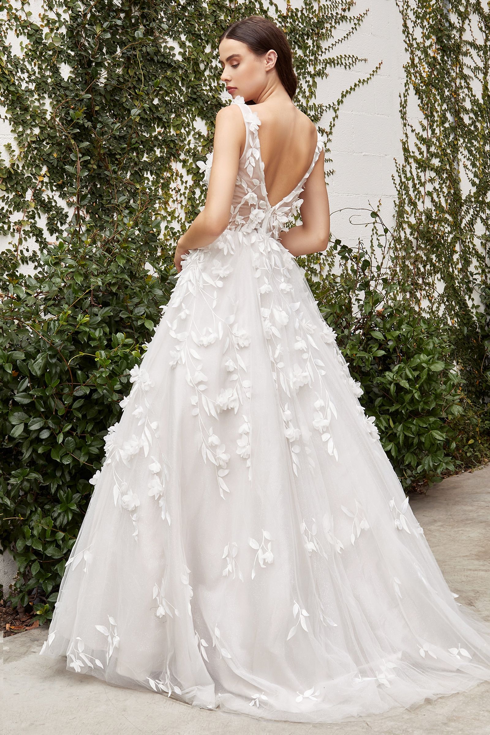 Liza Floral Wedding Gown – Tux-USA