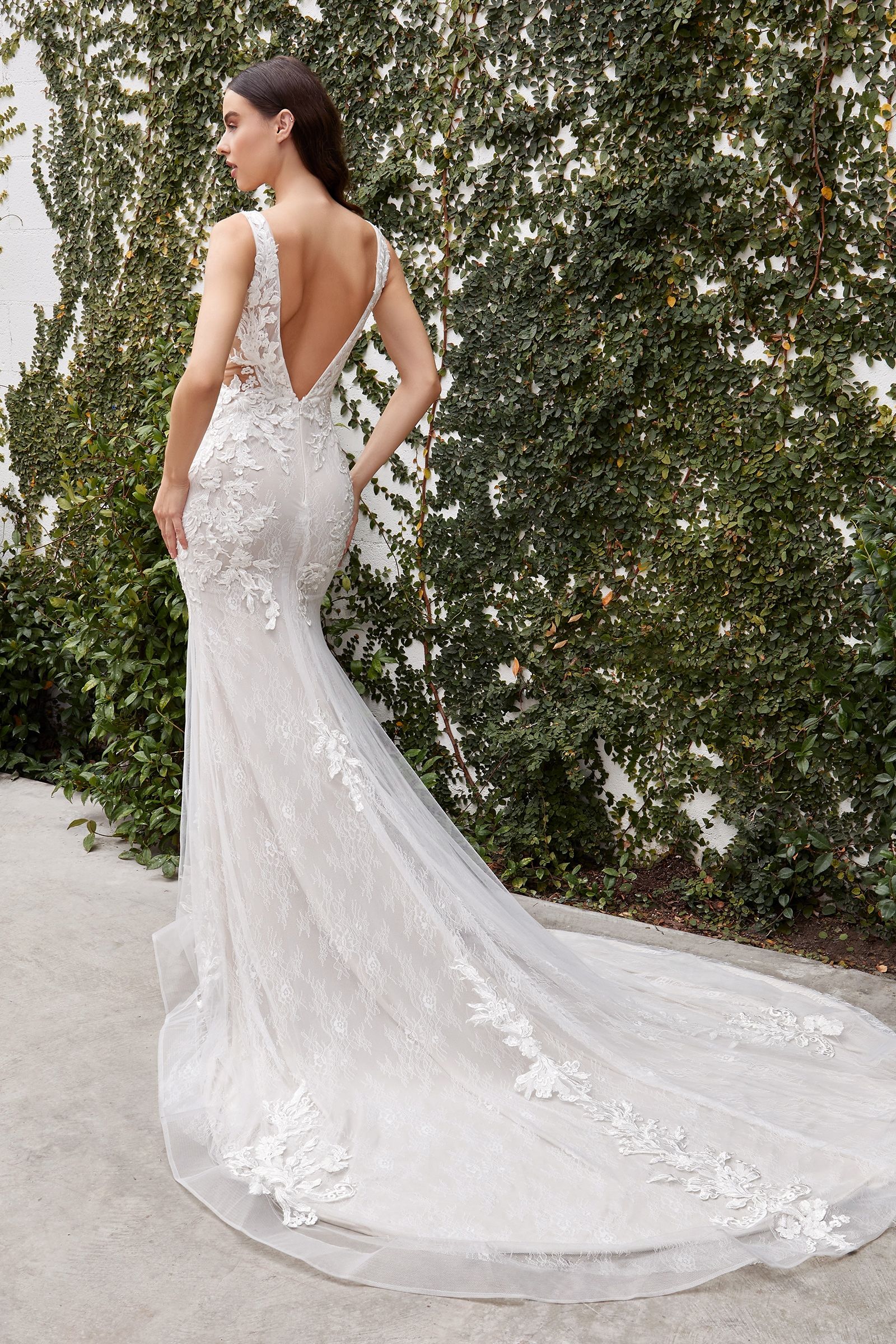 The Isla Lace Applique Mermaid Wedding Gown 10 The Isla Lace Applique Mermaid Wedding Gown 10