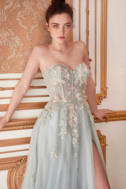 Penelope Blossom Gown With Overskirt