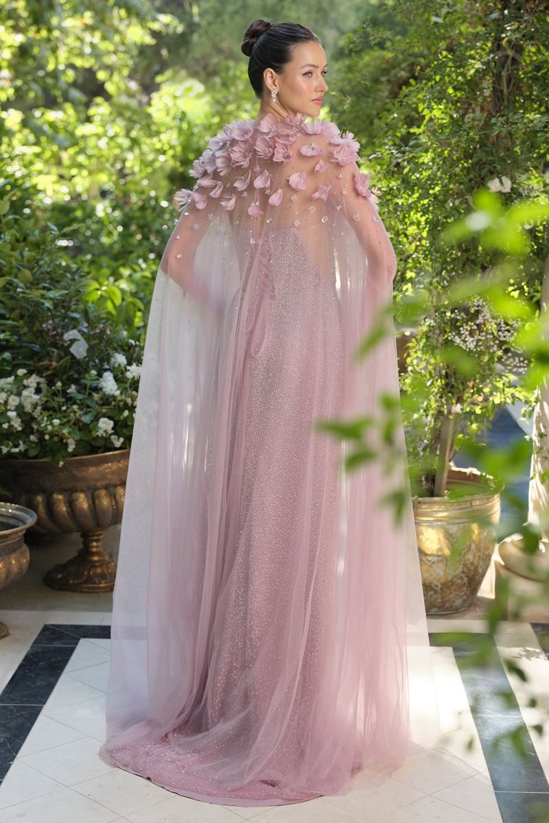 Morgan Feathered Cape