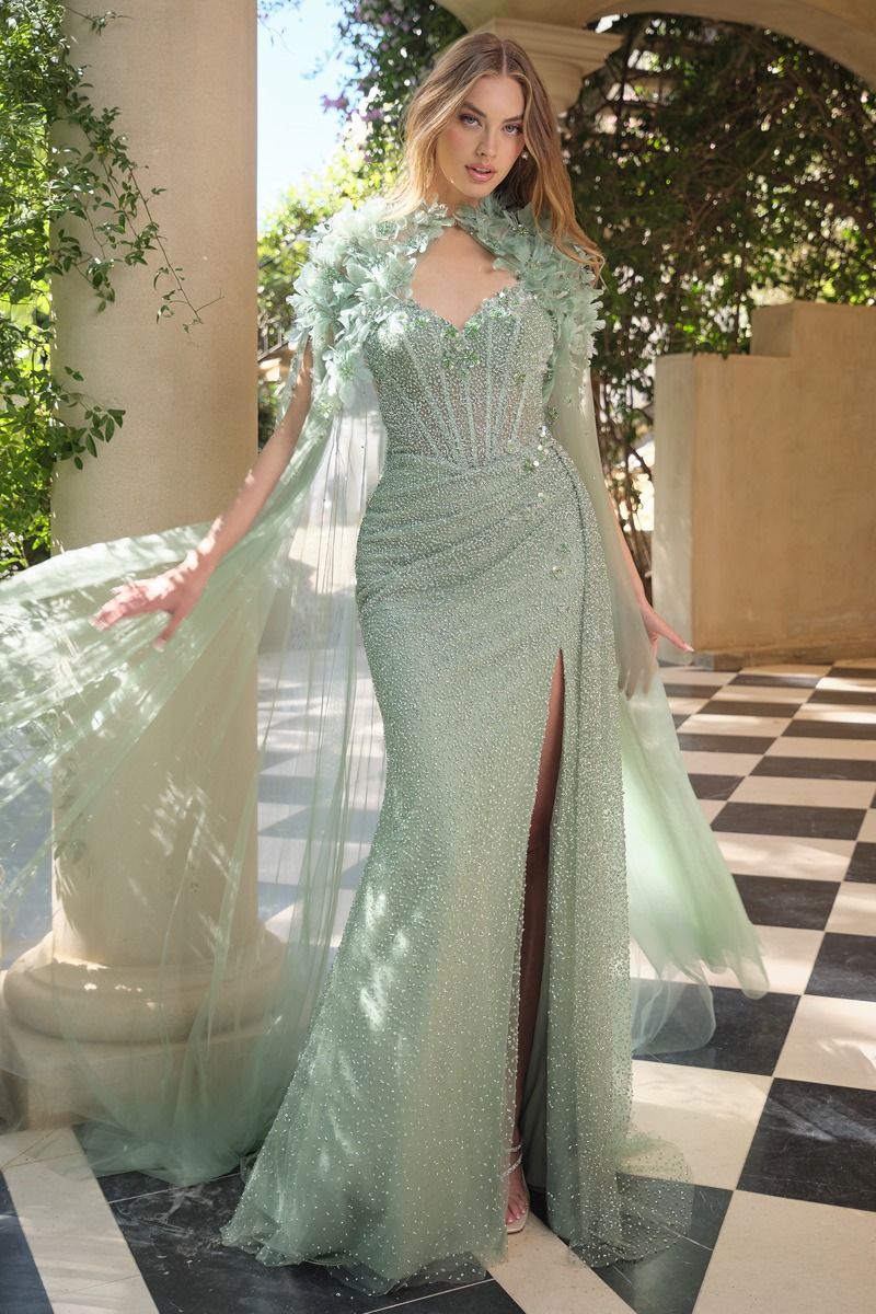 Morgan Feathered Cape