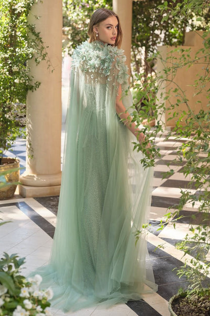 Morgan Feathered Cape