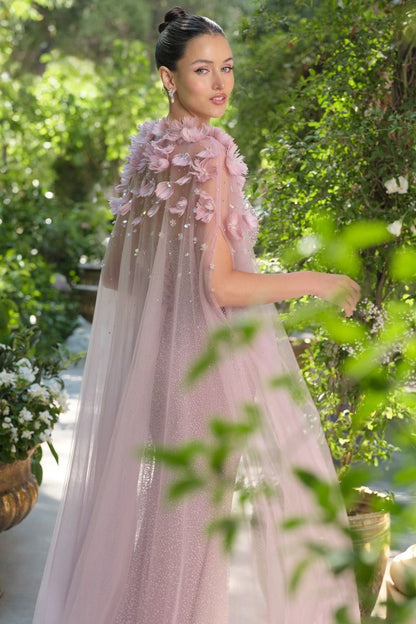 Morgan Feathered Cape