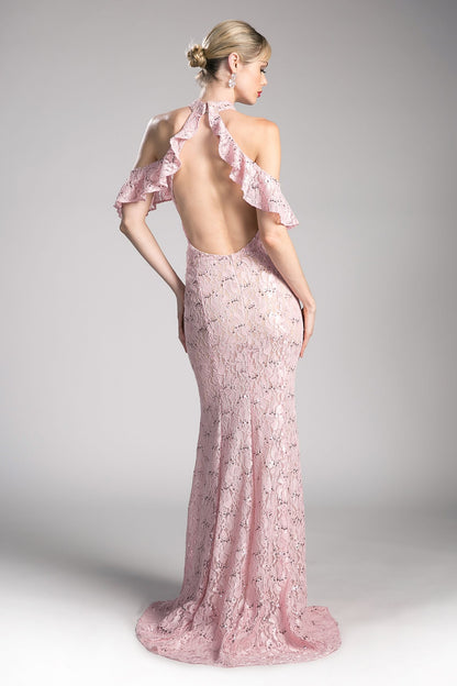 Sequin Lace Sheath Dress