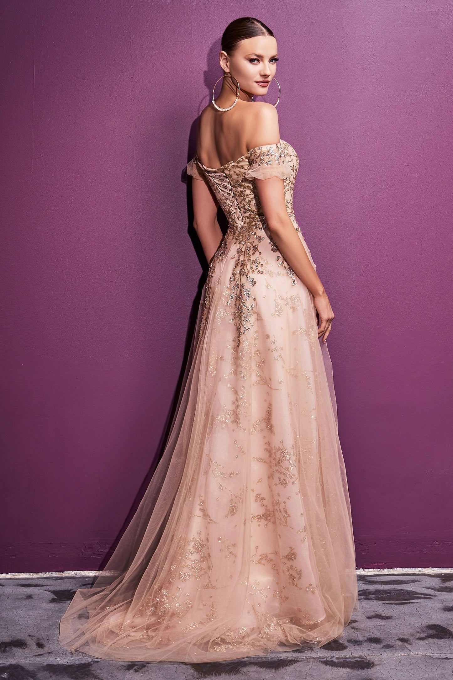 Off The Shoulder Ball Gown