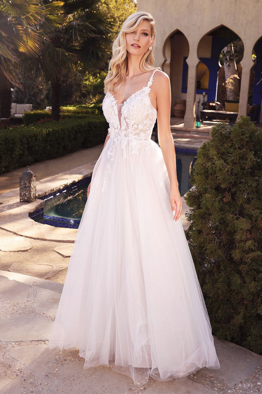 Layered A-Line Tulle Bridal Gown