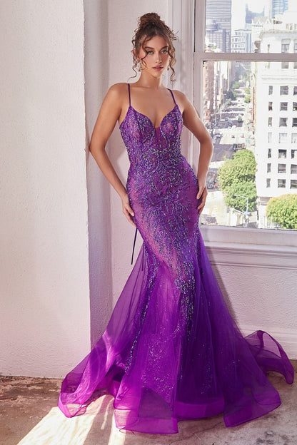 Embellished Mermaid Gown