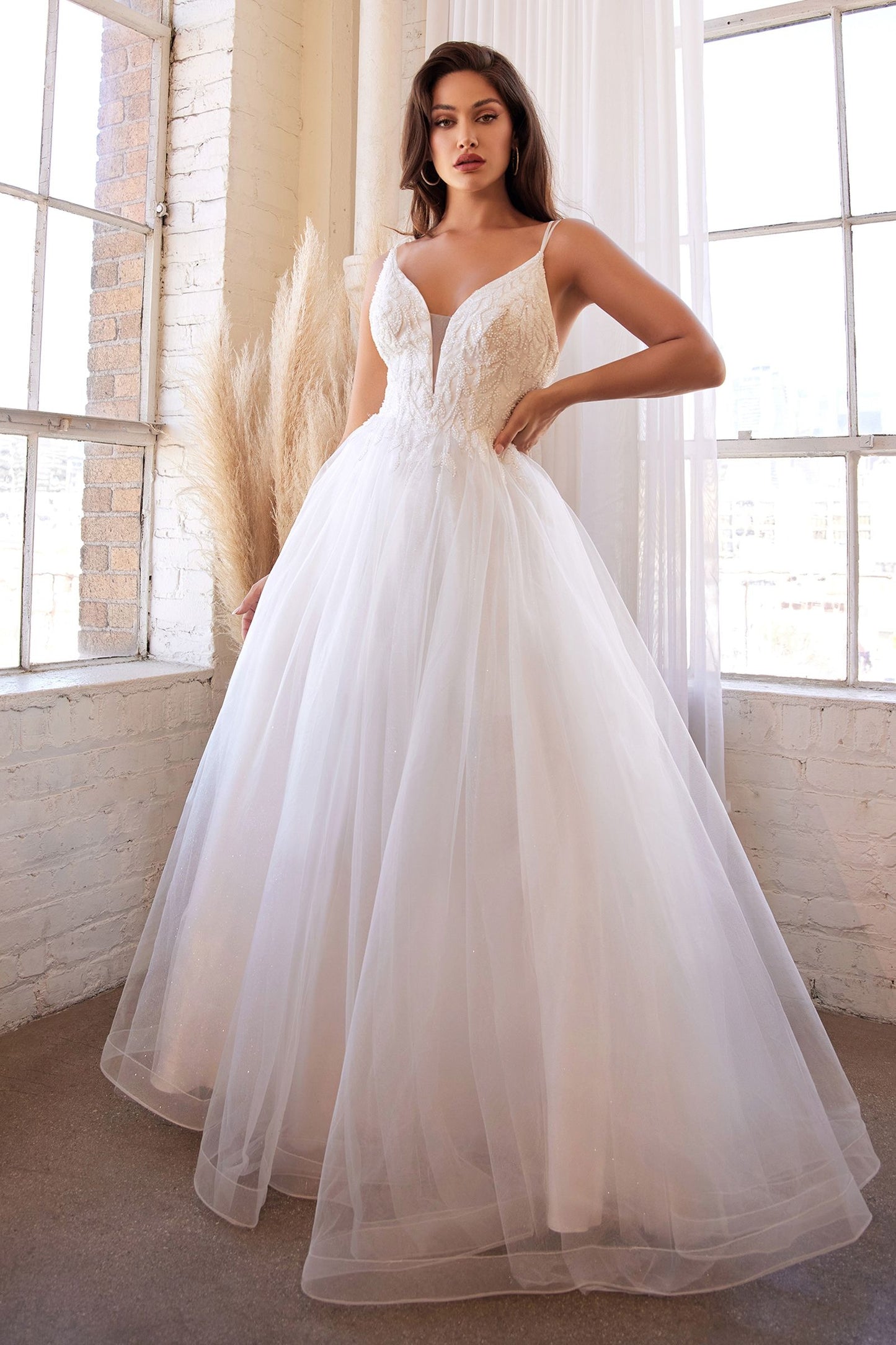 Layered Tulle Bridal Gown