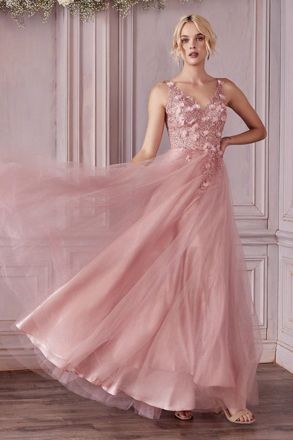Lace Floral A-Line Dress