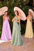 Chiffon Dress Strapless