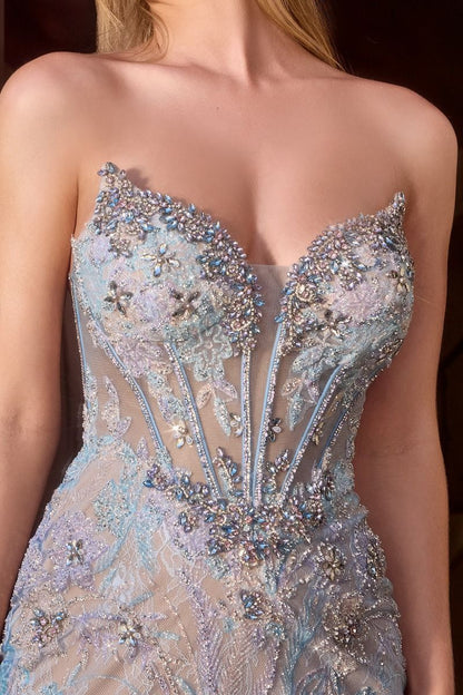 Fully Embellished Crystal Gown