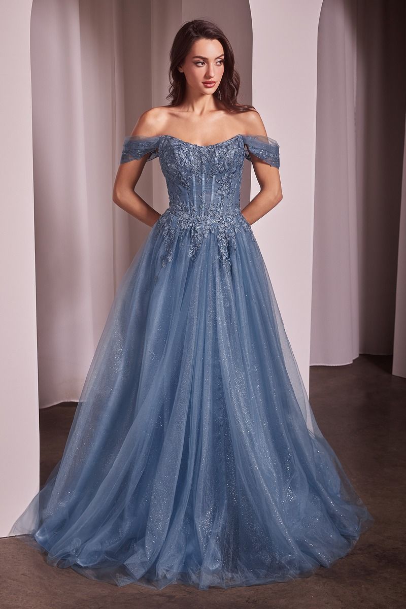 Off The Shoulder A-Line Ball Gown